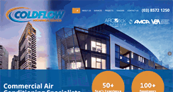 Desktop Screenshot of coldflowmechanical.com.au